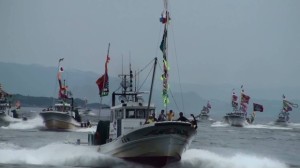 篠島祇園・野島祭り 船団パレード